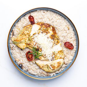 Risotto con pollo
